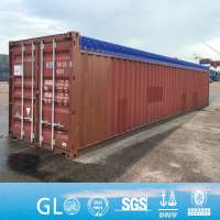 Original Used 40ft Soft Open Top Container with Tarpaulin for Sale